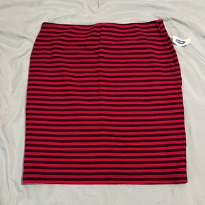 Old Navy striped pencil skirt